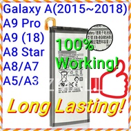 (Long Lasting) NEW ORI Stable Battery for SAM(SUNG) Galaxy A9 Pro 2016 A8 Star A8 A7 2018 A5 2017 20