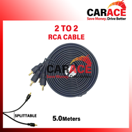 Car Audio Stereo Amplifier 2 TO 2 RCA Cable | RCA Cable | RCA 1.0M | RCA 1.2M | RCA 2.0M | RCA 5.0M