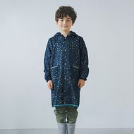 日本Wpc. 夏夜星空M 空氣感兒童雨衣/超輕量防水風衣 附收納袋(95-120cm) 夏夜星空