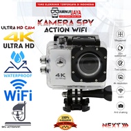 Action Camera Kogan 4K Ultra HD Lcd Display 2.0 Action Cam Camera Sport WIFI Waterproof Case Tahan Air Kamera Olahraga Original Resolusi 4K Wireles Kamera Sport Cam Kogan Wifi Ori Murah Kamera Vlog Motovlog Camera Terlaris Tahan Air