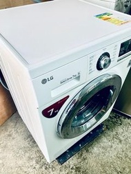 LG 二手洗衣機 大眼雞 ** 前開式 7KG 變頻 靜音摩打