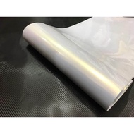 Stiker Skotlet Putih Mutiara Skotlet Motor Putih Doff