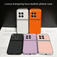 For OnePlus 13R Case OnePlus 12R Cover 1+11R 11 12 13 Leather Case Luxury Lens Protection Case Prote