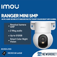 IMOU RANGER MINI 5MP 3K IPC-K2MP-5H1WE CCTV INDOOR PAN TILT SMART COLOR NIGHT WIFI CAMERA FREE MICRO