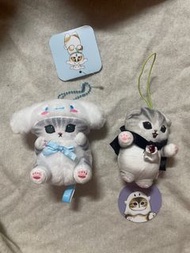 正版Sanrio x Mofusand cinnamoroll 玉桂狗掛飾/萬聖節Mofusand 吸血鬼掛飾