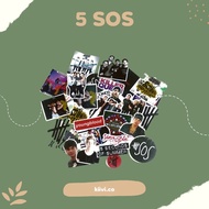 5 Second of summer / 5 SOS Sticker set/ Sticker for Laptop, Case,hp, Scrapbook DIY