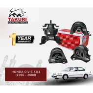 TAKURI HONDA CIVIC SO4 AUTO (1996-2000) ENGINE MOUNTING SET