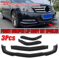 3 Color Car Front Bumper Splitter Lip Spoiler Diffuser Protector Cover Trim For Mercedes For Benz W2