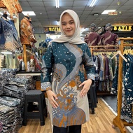 Baju batik tunik batik couple modern bahan katun primisima halus batik sarimbit full lapisan trikod 