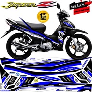 Decal Sticker Striping Variasi Jupiter Z Robot 2010-2013 Motif MOTO GP /Jupiter Z 2010 /Jupiter Z 2011 /Jupiter Z 2012 /Jupiter Z 2014 /Decal Jupiter Z Robot Lis Jupiter Z Robot Striping Jupiter Z Robot /Polet Jupiter Z Robot /Modifikasi Jupiter Z