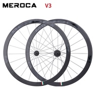 [RXJB] MEROCA V3 Road Bicycle 700C V Brake Wheel Set EIEIO Front 2 Rear 4 Bearing C-brake Racing Whe