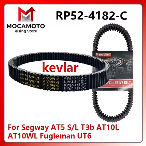 MOCA Kevlar+EPDM Material Drive Belt For Segway AT5 S/L T3b AT10L AT10WL Fugleman UT6 E01-E000001-00