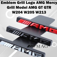 Emblem Grill Logo AMG W204 W205 W212 W211 GTR GT AMG Mercedes Benz - Chrome ABY27
