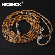 NICEHCK C8-1 Earphone Upgrade Cable 8 Core Silver Plated and Copper Mixed 3.5/2.5/4.4mm MMCX/QDC/2Pi