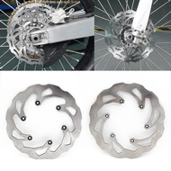 Dirt Bike Brake Disc Rotor, Front Rear Roator Accessories FOR Yamaha YZ125 YZ250 02-16 / YZ250F WR25