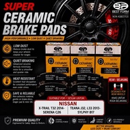 NISSAN X-TRAIL T32 2014-、TEANA J32、L33 、SERENA C26、SYLPHY B17  CERAMIC REAR/BELAKANG  BRAKE PADS BES