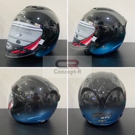 ARC Ritz Helmet Two Tone ARC Ritz 2 Tone Black/Baby Blue