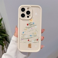 christmas tree Ultra-Thin Matte Phone Case for vivo Y17s Y27 Y36 Y12 Y12 Y20 Y50 Y21 Y91 Y15 Y51 Y91 Y22 Y16 Y27 Y22 Y93 Y95 Shockproof phone case