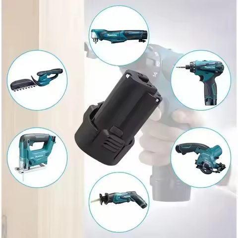 10.8V-12v 3.0Ah Real Capacity Li-ion Battery for Makita BL1013 BL1014 BL 1013 BL 1014 LCT203W 194550