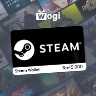 Steam Wallet Rp45.000 e-voucher (berlaku selama 30 hari)