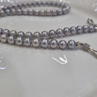 Akoya Grey Pearl Necklace 真多麻海水真珍珠项链