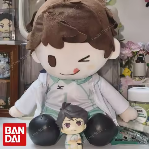 Bandai Namco Haikyuu Sitting Soft Plush Dolls Hinata Kageyama Kuroo Oikawa Anime Character Stuffed T