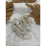 Beautiful Clarani White Wedding Shoes 9cm