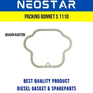 MESIN (2pcs) Packing Bonnet S 1110 Diesel Engine Gasket Head Cover S 1110 Pak Bonet Diesel S 1110 Ga