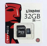 Kingston Memory Card Micro SD SDHC  32/64/128 GB Class 10 คิงส์ตัน เมมโมรี่การ์ด  Kingston