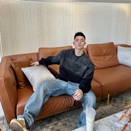 C6XE P'D Poison Home Chest Triangle Label Patch Cloth Wash Water Distressed Gradient Loose Casual Ro