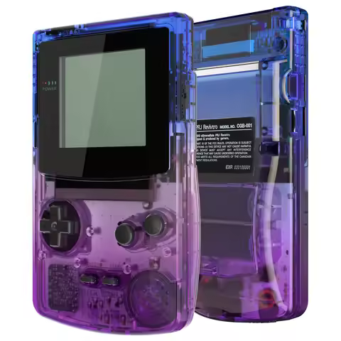 eXtremeRate IPS Ready Upgraded Gradient Full Housing Cover Shell with Buttons for Gameboy Color for 