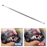Pet Teeth Cleaning Tools 7 Inch Double For Head Tarter &amp; Plaque Remover เครื่องมือทันตกรรม Tartar Calculus Plaque Remover