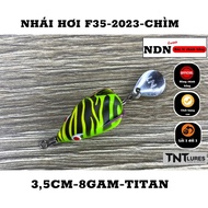 Mồi lure NHÁI HƠI F35 2023 TNT Lures 8gam TITAN action Chìm/ Lửng