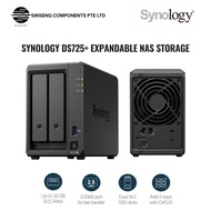 Synology DS725+ 2 Bay DiskStation NAS | Network Attached Storage | Dual 2.5GbE | Private Cloud Stora
