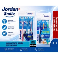 JORDAN Smile Perfectly Reach & Clean Toothbrush 4's+2's / Deep Clean 3's+1's