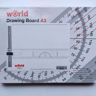 [CGS]A3 Technical Drawing Board Full Set Engineering Drafting Board Rapid Drawing Board Geometry Set