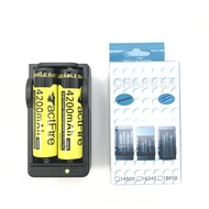 18650Charger3.7vLithium Battery Charger Power Torch Charger Intelligent Anti-Reverse18650Double Fill