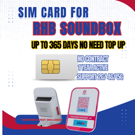SimCard for RHB Soundbox Bank / RHB Soundbox SIM no contract(READY STOCK)