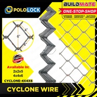 POLOLOCK Cyclone Wire 2x2x5 / 4x4x6 Hole Guage Wire Pang Bakod Net Mesh Fence Chain Galvanized Cyclo