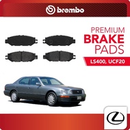 BREMBO Rear Brake Pads (1 set) For Lexus LS400 UCF20