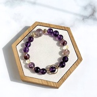 【晶礦手環】紫幽靈/紫水晶/黃水晶/彈性線手環