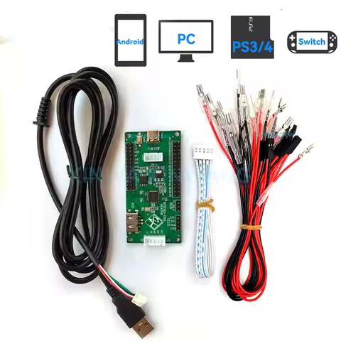 PC Android PS3 PS4 Usb Stick Controller Rp2040 Raspberry Pi Pico Zero Delay Board For Joystick Arcad