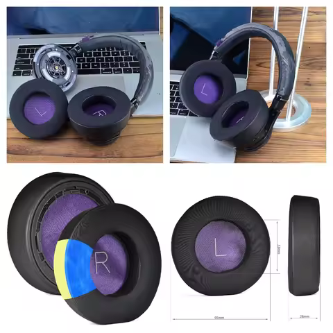 Replacement Ear Pads Cups Earpad Memory Foam Cushions For Plantronics BackBeat Pro Wireless Headphon
