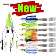 BABEQUEFP Alabama Rig Fishing Lure, Spinner Swimming Soft Swimbait, Umbrella Jigging Spoon Sea Fishi