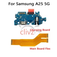 Charging Board For Samsung A25 5G Main Board Flex Cable Dock Connector Replacement