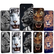 Silicone phone Casing OPPO A54 A91 F15 A92 A72 A52 A93 A94 R9 F1 Plus R9s Find X3 Neo Slim Soft TPU Case 84MB Lion Tiger Animal