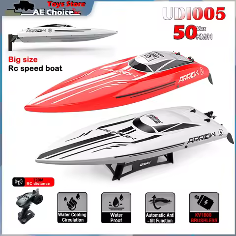 Udirc Udi005 50km/h High Speed Brushless Motor 2.4GHz RC Boat Remote Control RC Speedboat PvC Electr