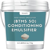 2.2lb BTMS 50 Conditioning Emulsifier for Making Leave-in Conditioner, Premium BTMS 50 Conditioning 