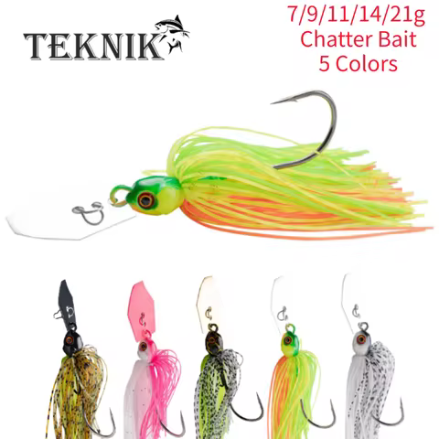 Top 7g/9g/11g/14g/21g Chatter Bait Artificial Super Break Blade Fishing Lure for Bass Trout Jackall 