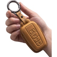 untuk Toyota Key Fob Cover Leather Keychain Pelindung Sarung Fob Kunci Kereta